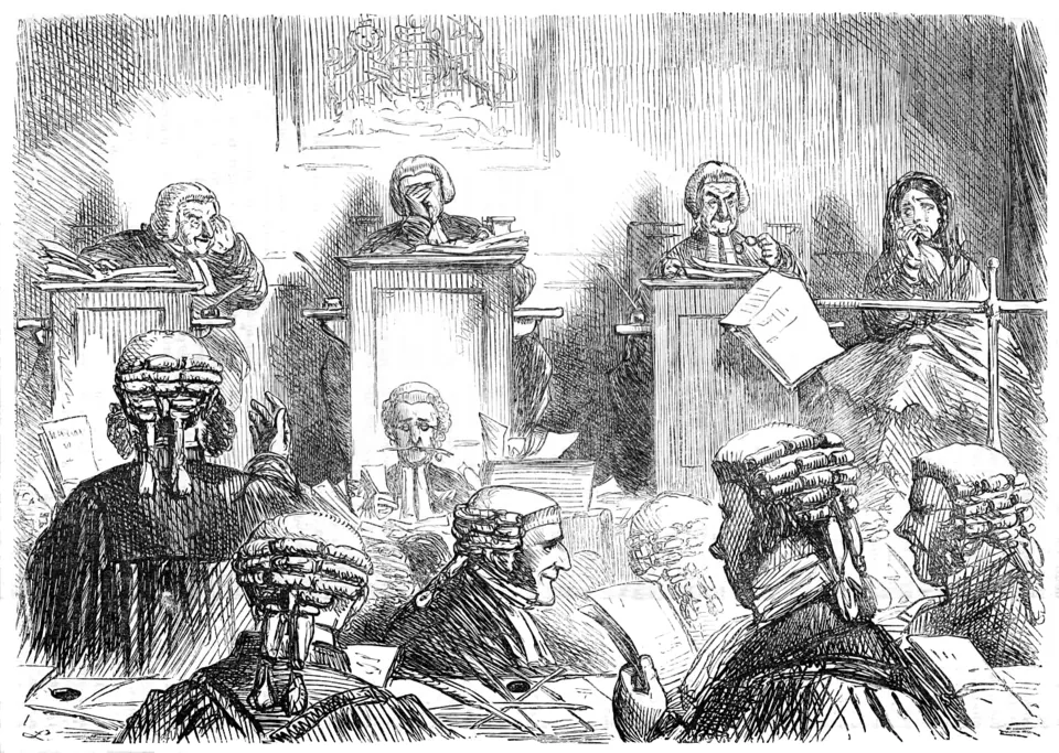 Courtroom trial